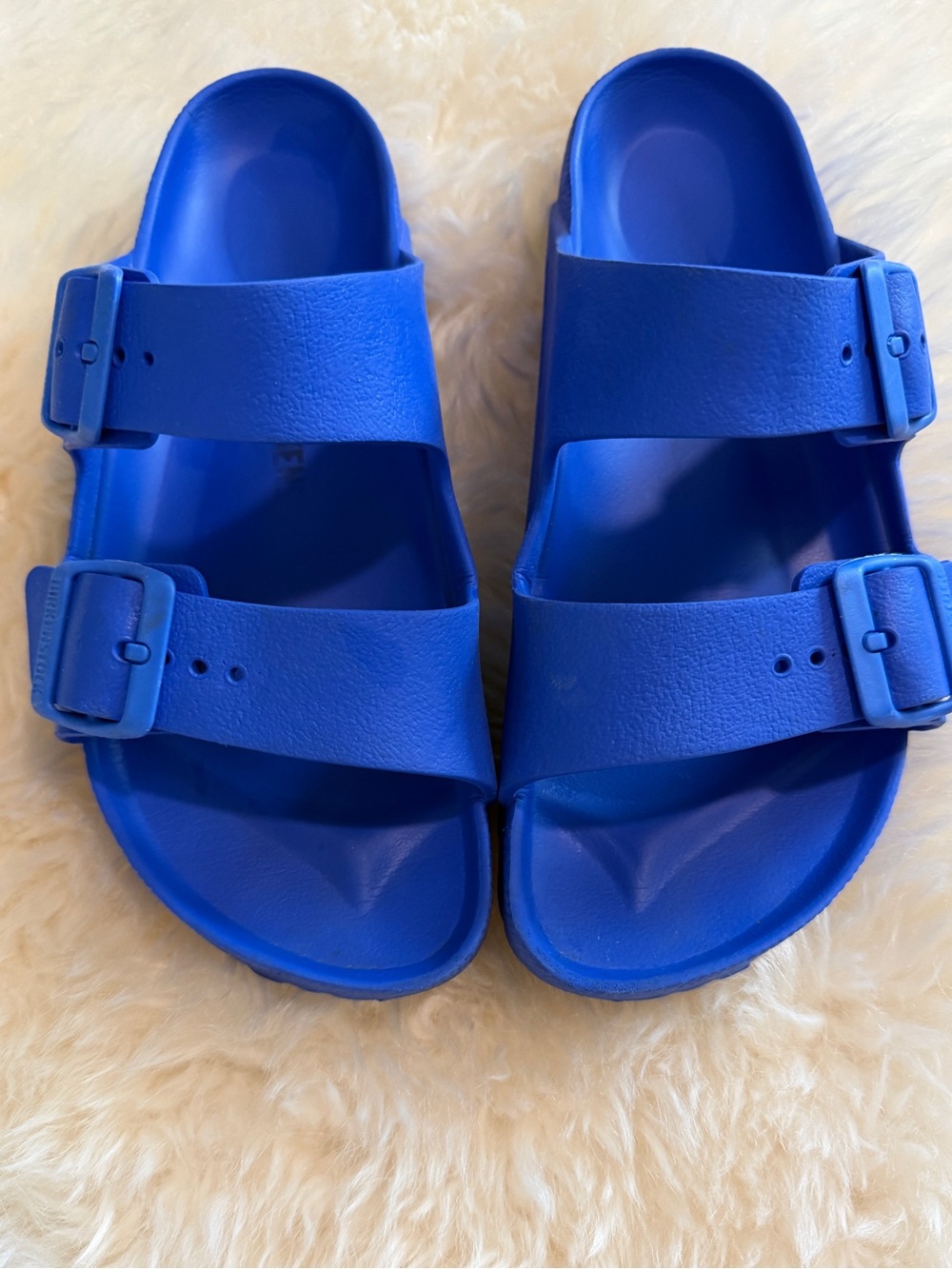 Birkenstock Royal Blue Slide Sandals Women’s 38